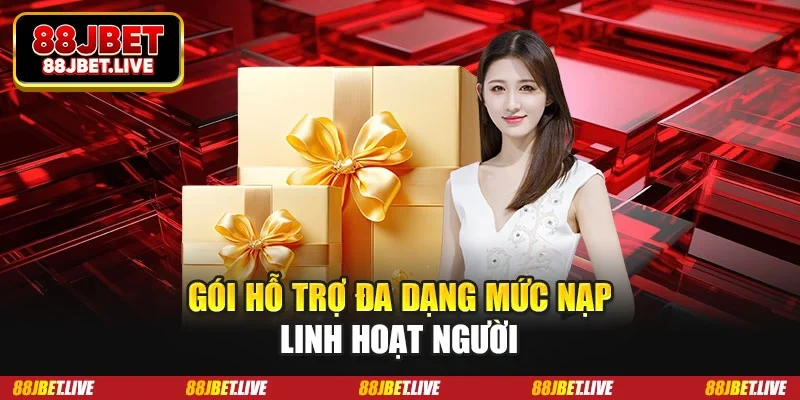 Gói hỗ trợ đa dạng mức nạp linh hoạt người